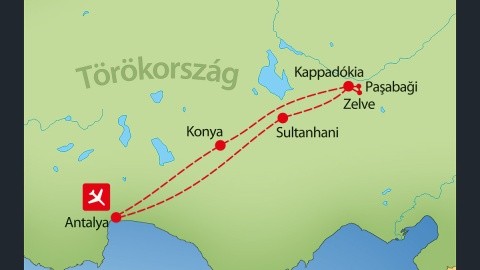 Igazi mesevil&aacute;g: Kappad&oacute;kia 8 nap / 7 &eacute;j - T&ouml;r&ouml;korsz&aacute;g - Reggeli
